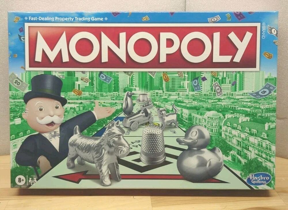 Hasbro Gaming Monopoly Board Game Brand New Sealed!